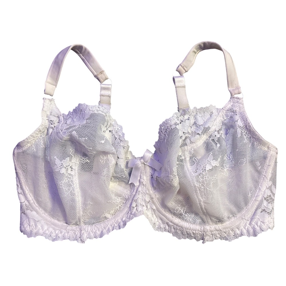Parfait Sophia 7402 Pearl White Lace Unlined Underwire Bra 34E